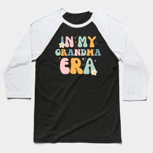 In My Grandma Era - Groovy Mother's Day Baby Announcement Baseball T-Shirt